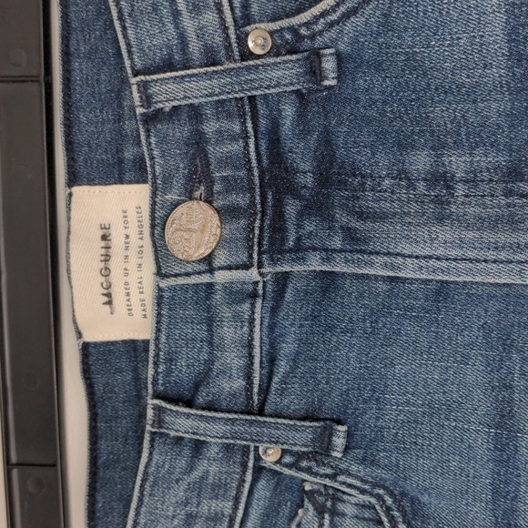 𝅺MCGUIRE Anthropologie Newton Skinny Bow Jeans 26 - Picture 7 of 12